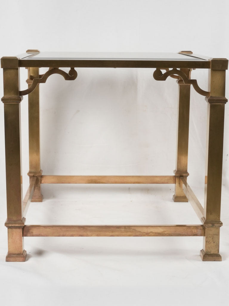 Charming bevelled vintage end table