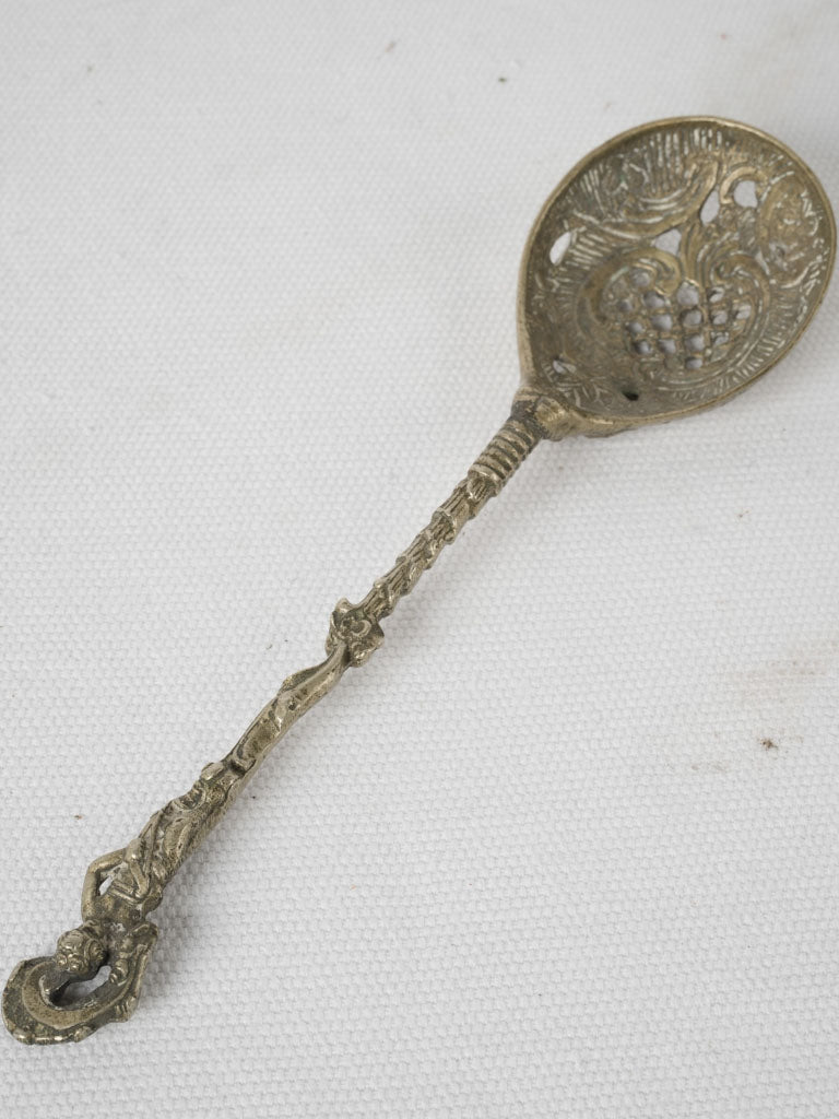 Vintage silver-plated sugar sifter spoon