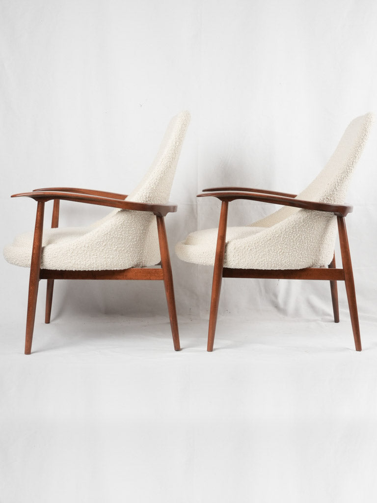 Pair of mid century Swedish armchairs 33½"