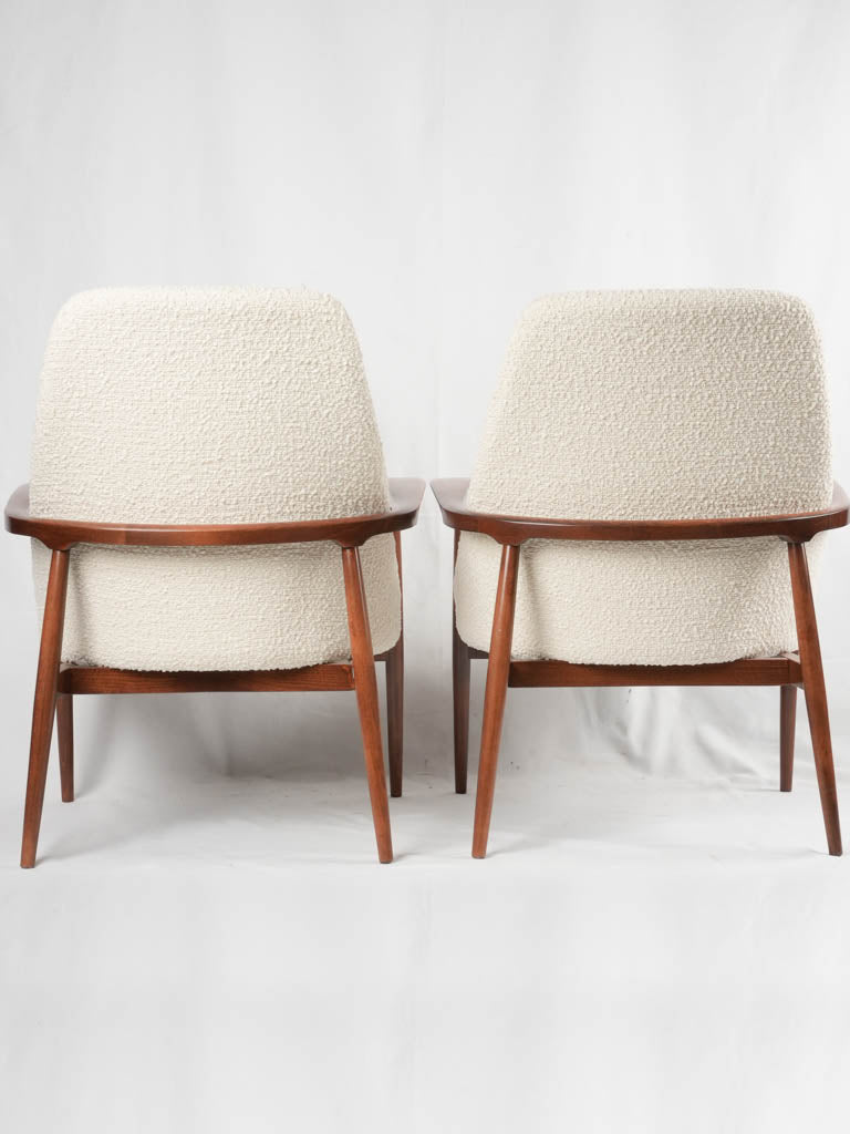 Pair of mid century Swedish armchairs 33½"