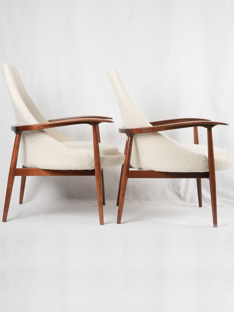 Pair of mid century Swedish armchairs 33½"