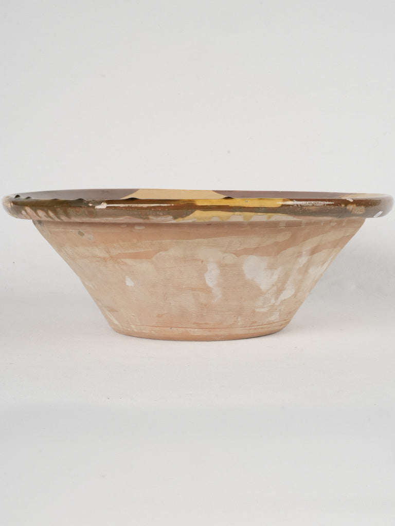 Early 20th-century terracotta serving bowl