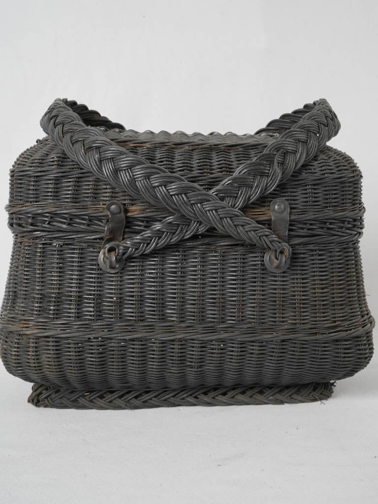 Classic 19th-century French shopping basket