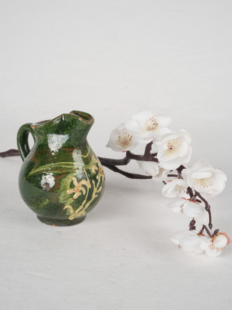 Rustic floral Savoyard creamer