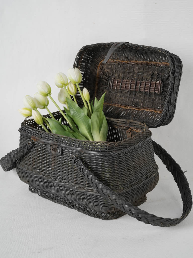 Vintage 19th-century chic French basket