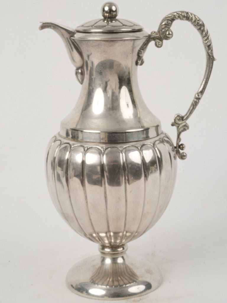 Ornate Silver-Plated Chocolatière