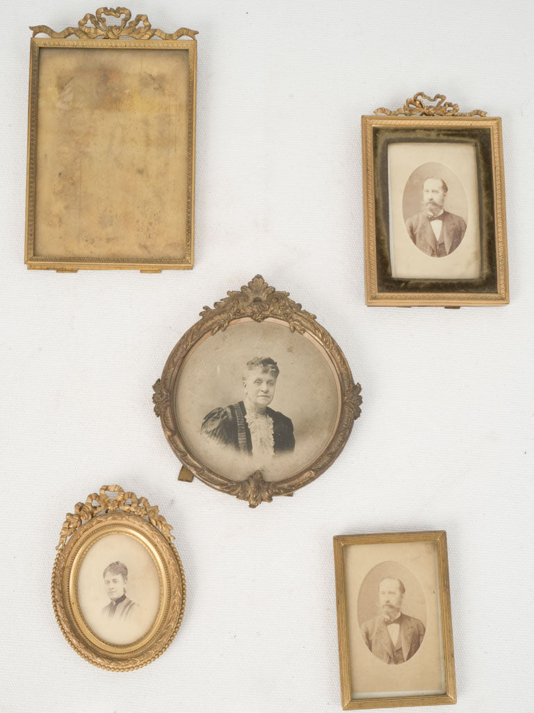 Detailed, Napoleon III Antique Photo Frames