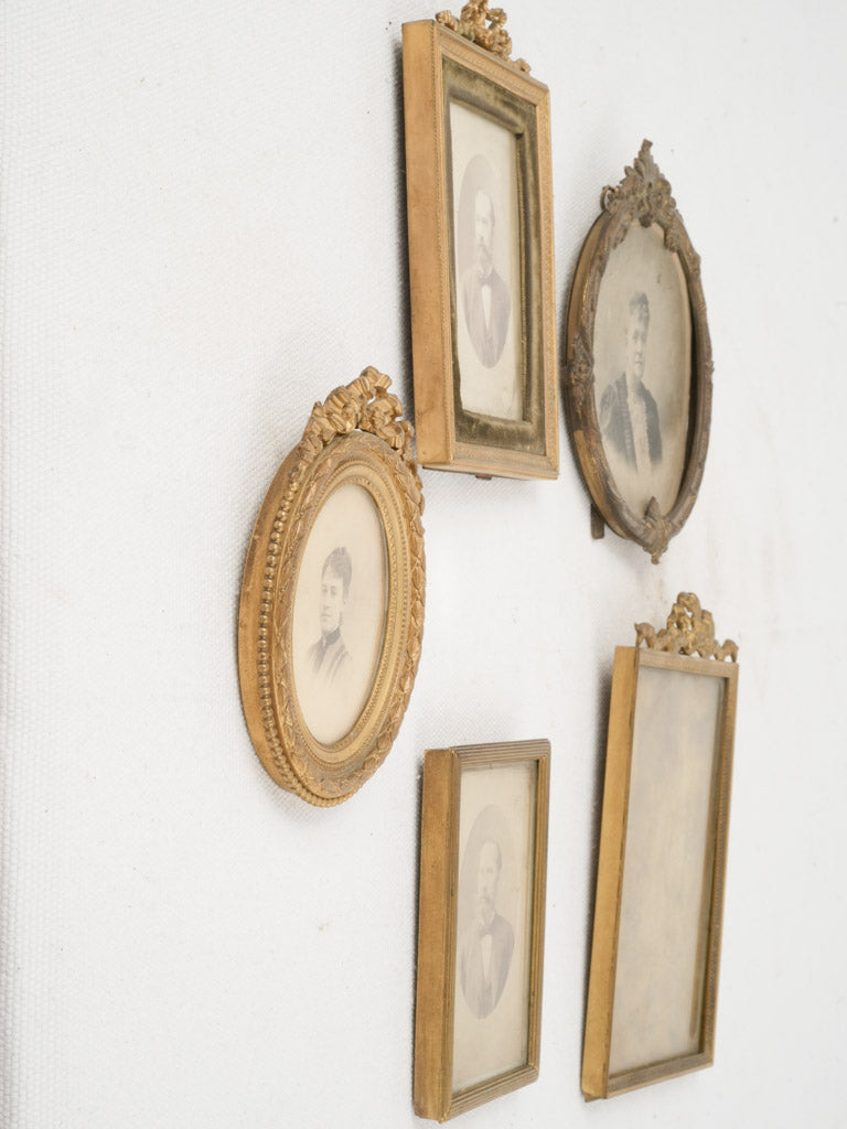 Sophisticated, Historical Bronze Picture Frames