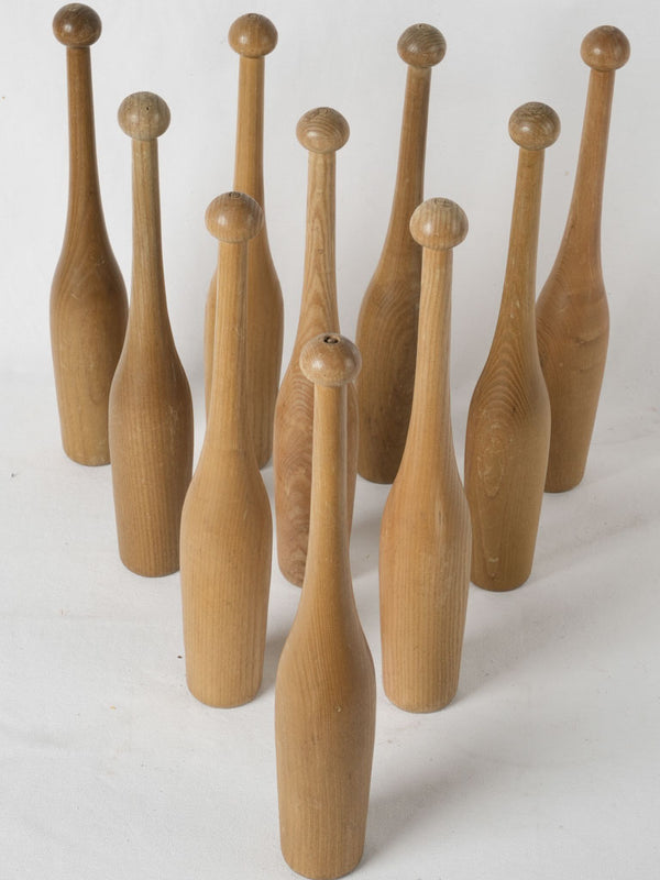 Sculptural 1970s Indian club set