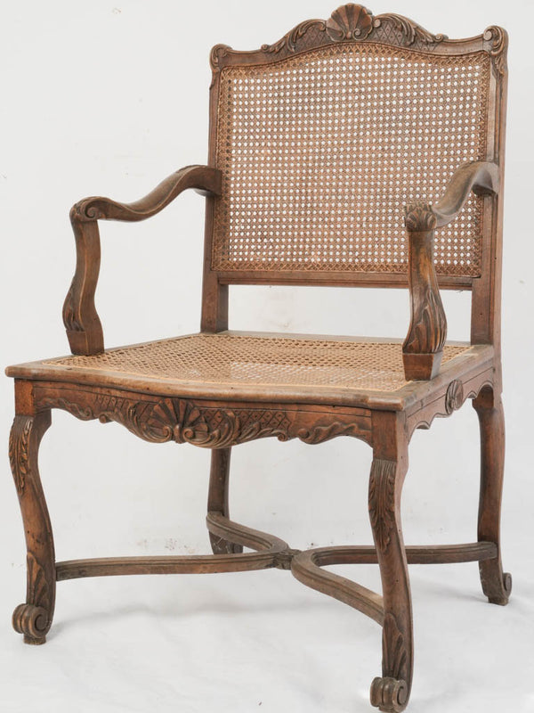 Classic Antique Beechwood Armchair