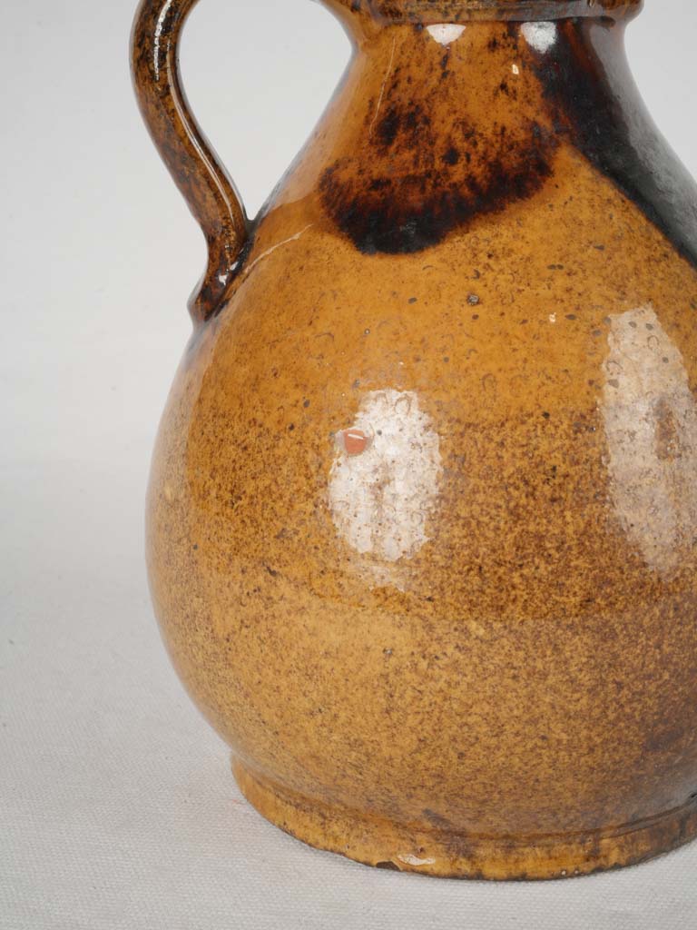 Vintage earthy stoneware pitcher