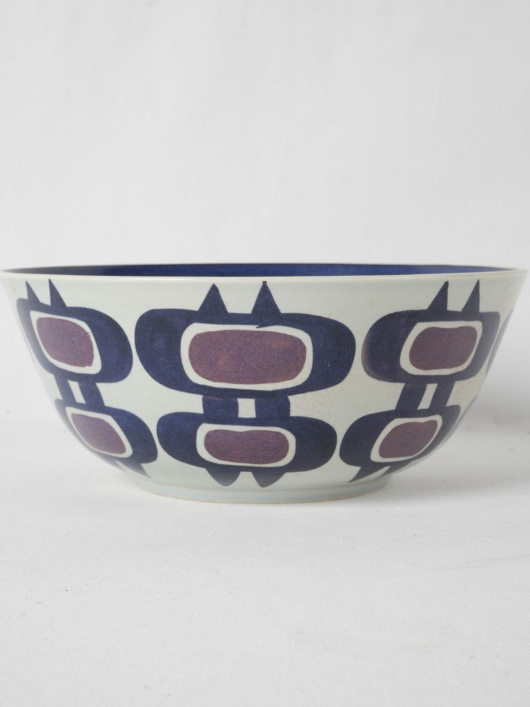 Abstract geometric Royal Copenhagen bowl