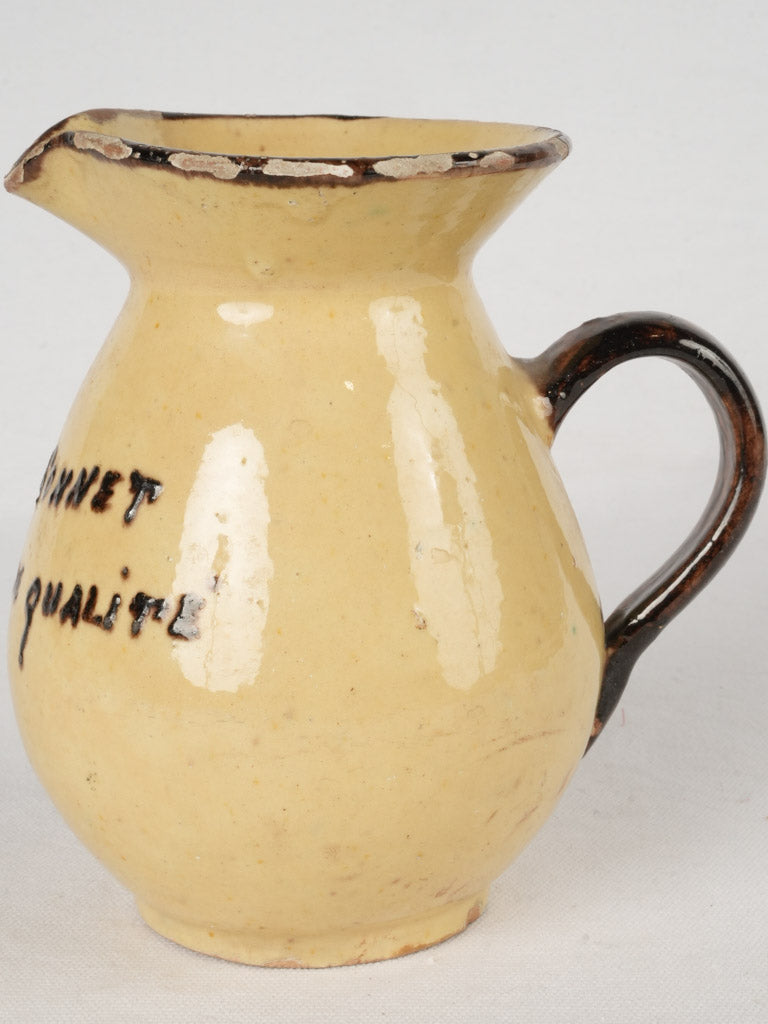 Charming early 20th-century épicerie pitcher  