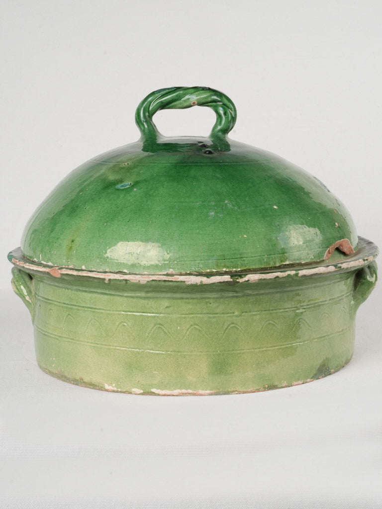 Beautifully aged Castelnaudary cookware