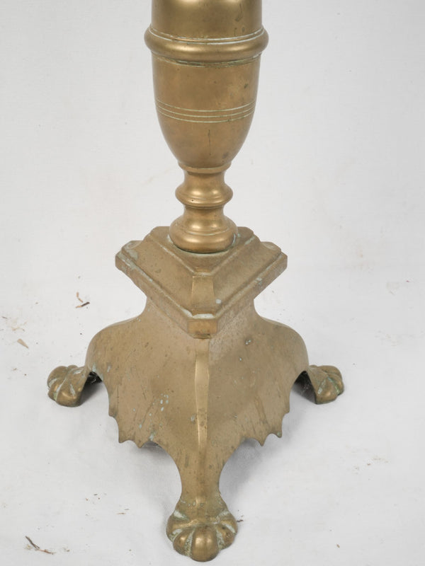 Traditional 19th-century large altar candlestick