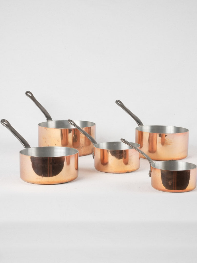 Old-world charm copper saucepan series