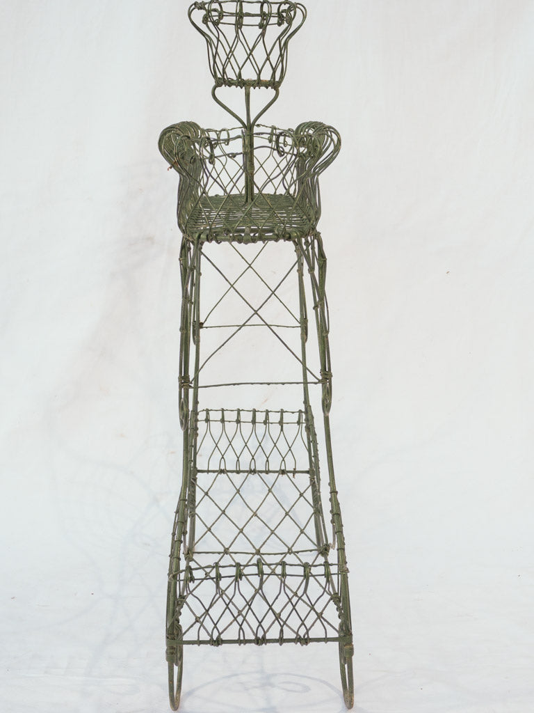 Elegant Provence-origin wirework plant stand