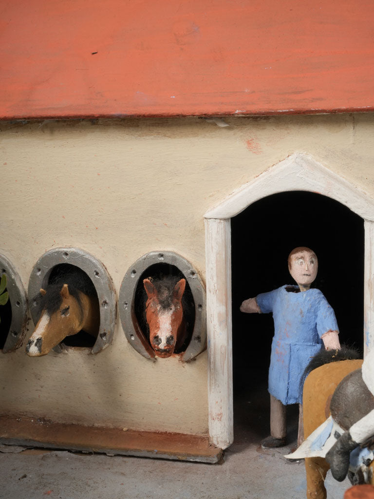 Renowned Chantilly Stud Farm Diorama