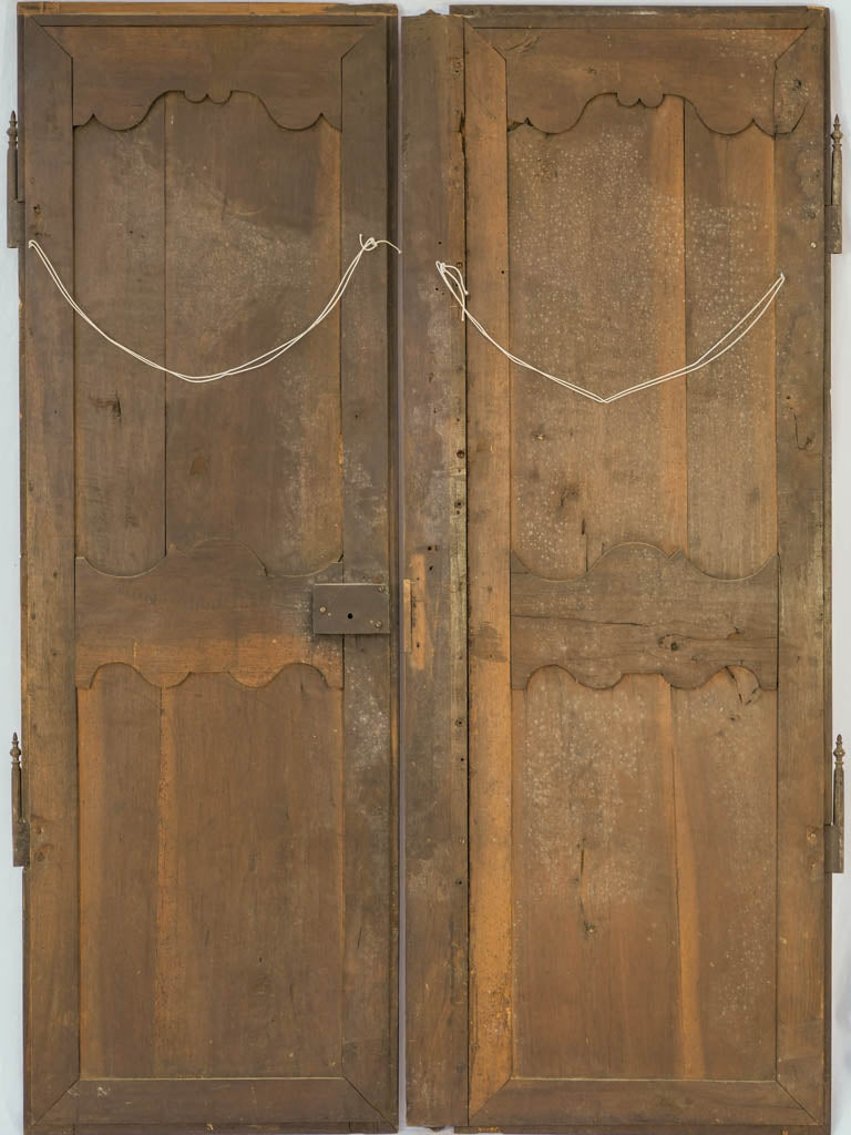 Provencal floral carved double doors