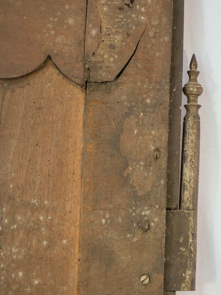 Timeless walnut Provencal door panels