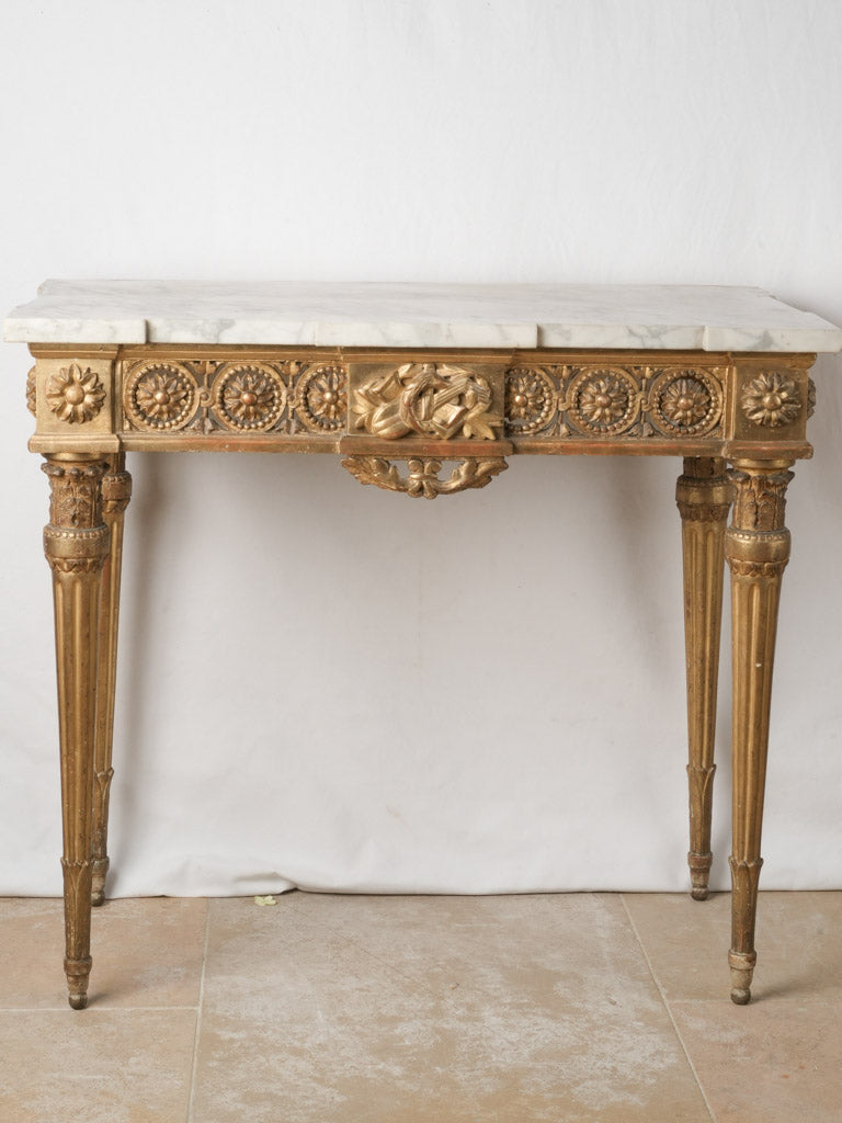 Provençal acanthus leaf detailed console