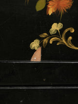 Antique floral hand-painted chest