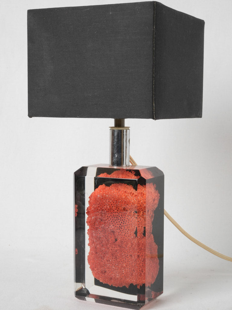 Retro French artisanal table lamp