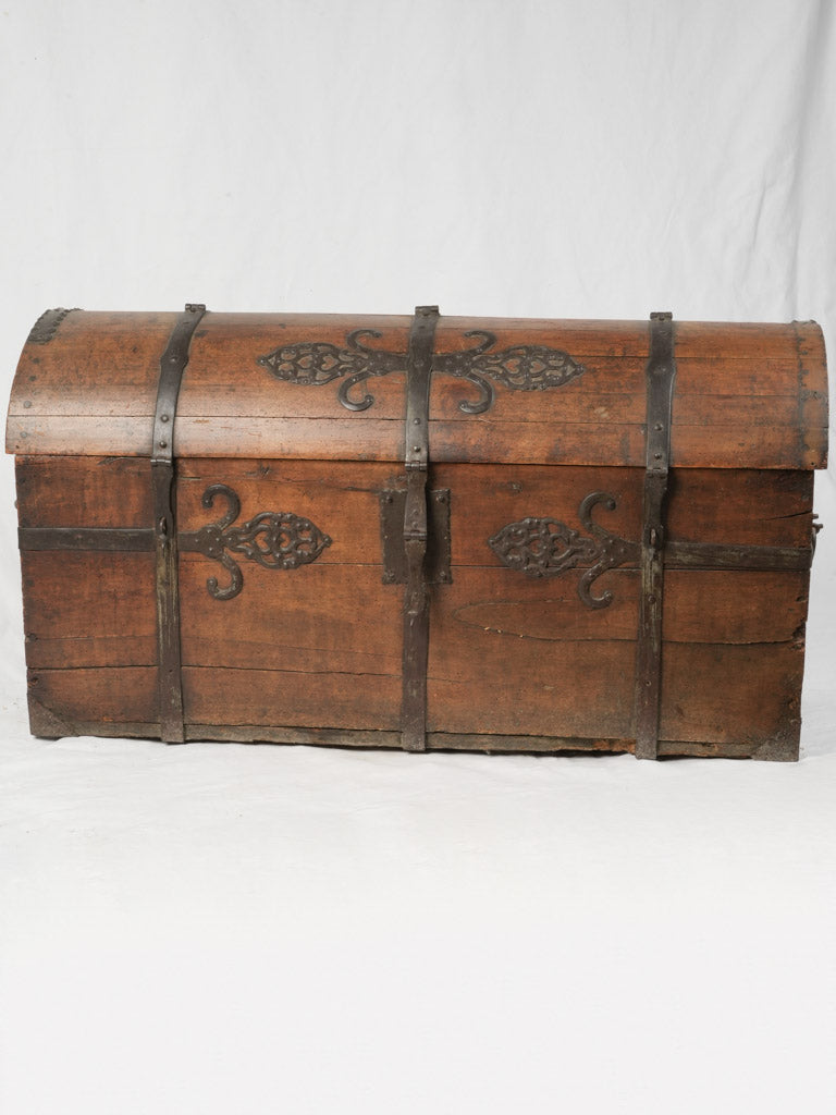 Rustic, robust treasure chest