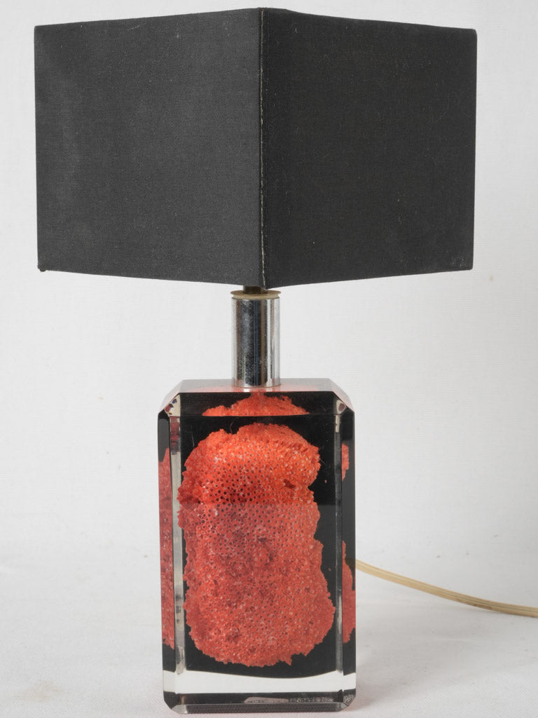 Colorful 1970s biologist-designed table lamp