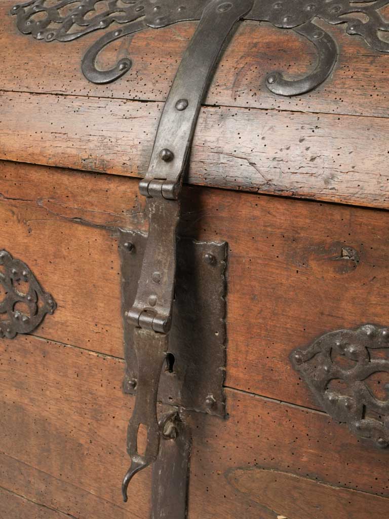 Exquisite, forged hardware chest