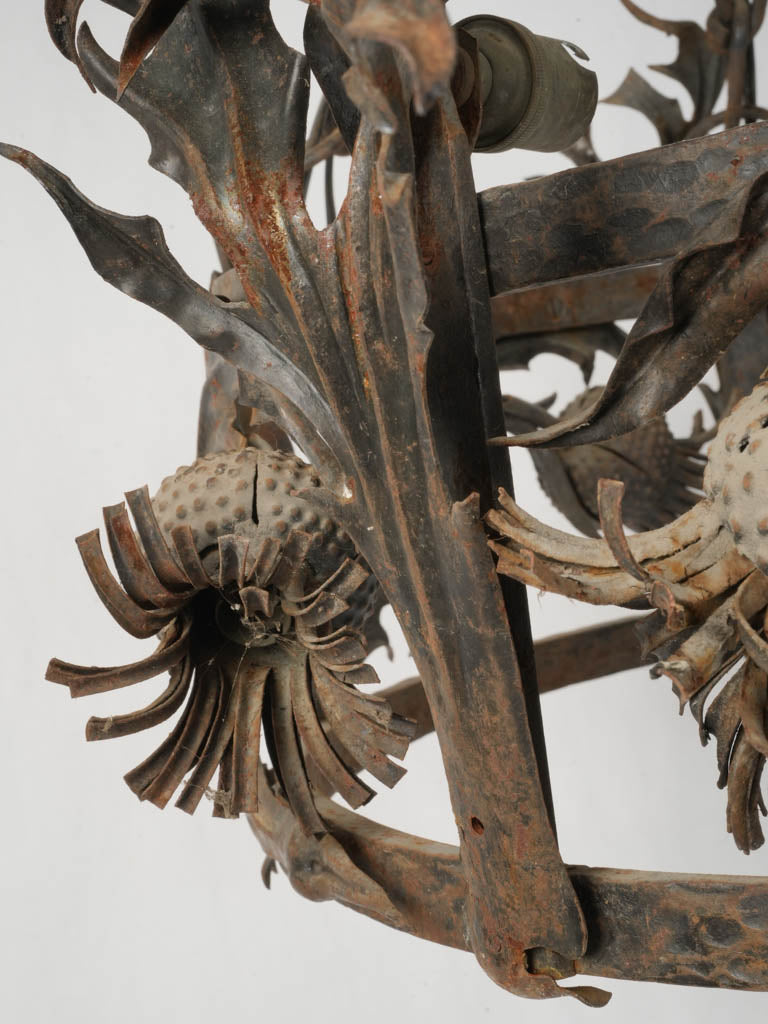 Iconic nature-inspired iron chandelier