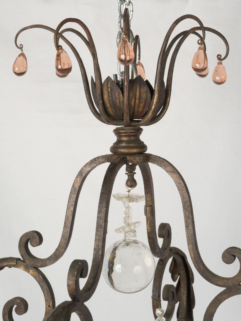 Delicate Wrought Iron Fixture