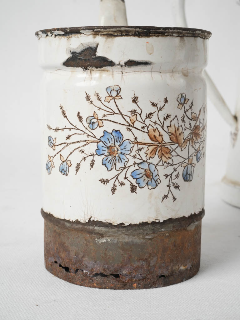 Delicate 19th-century floral coffee maker