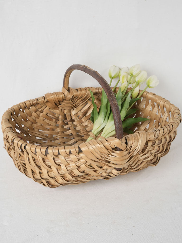 Charming 1930s harvest basket decor