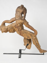 Rich Patina Carved Wood Figure