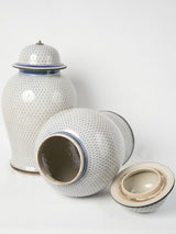 Timeless lidded porcelain ginger jars