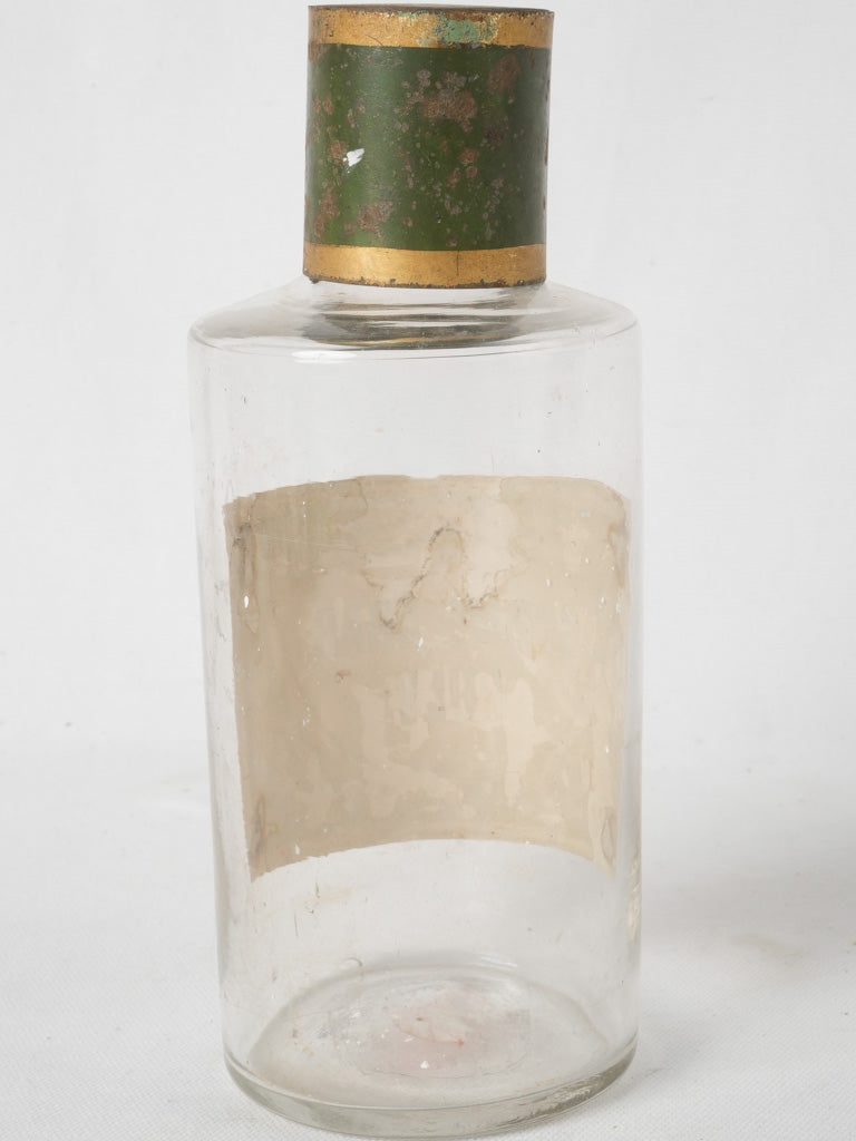 Rare labeled gum arabic storage jar