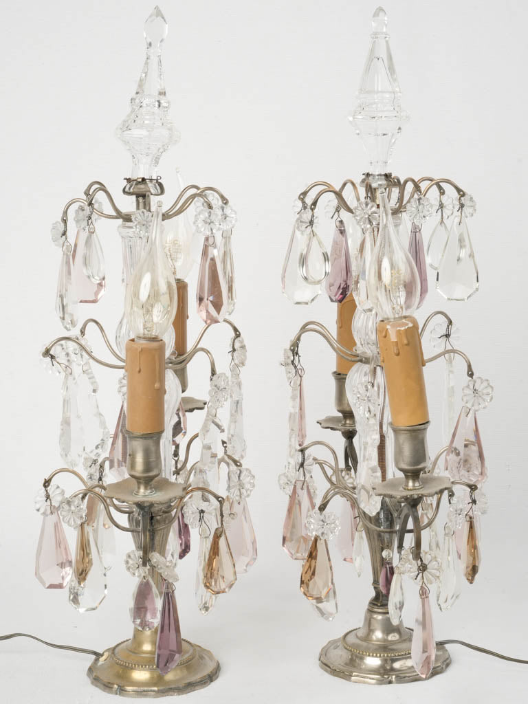 Romantic clear and tinted lamps  