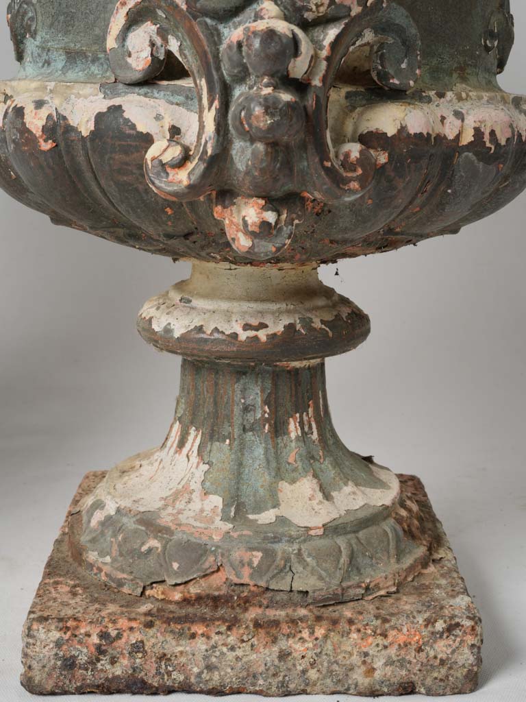 Timeless French Cast Iron Garden Urns