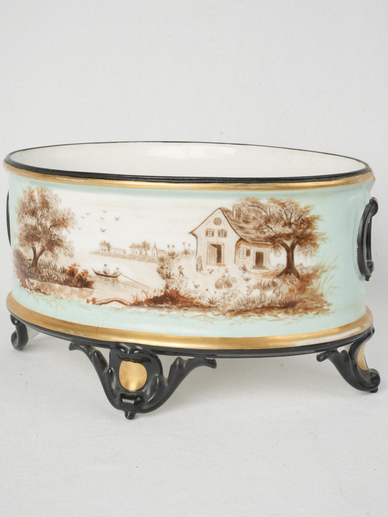 Charming porcelain jardiniere  