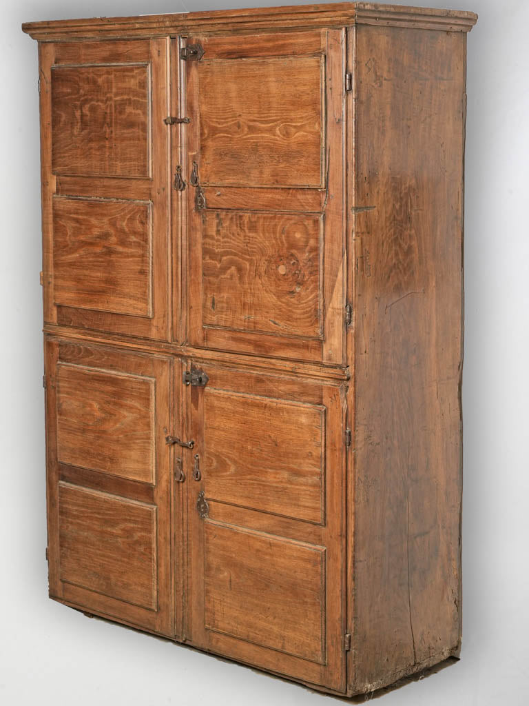 Vintage oak sacristy armoire  