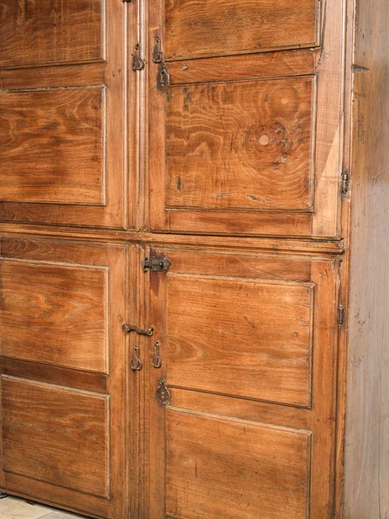 Historical chestnut vestment armoire  