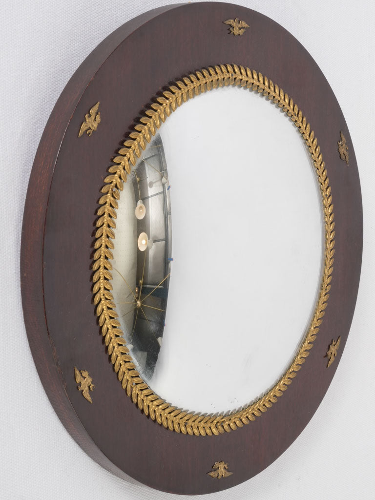 Vintage Brass Laurel Wreath Mirror