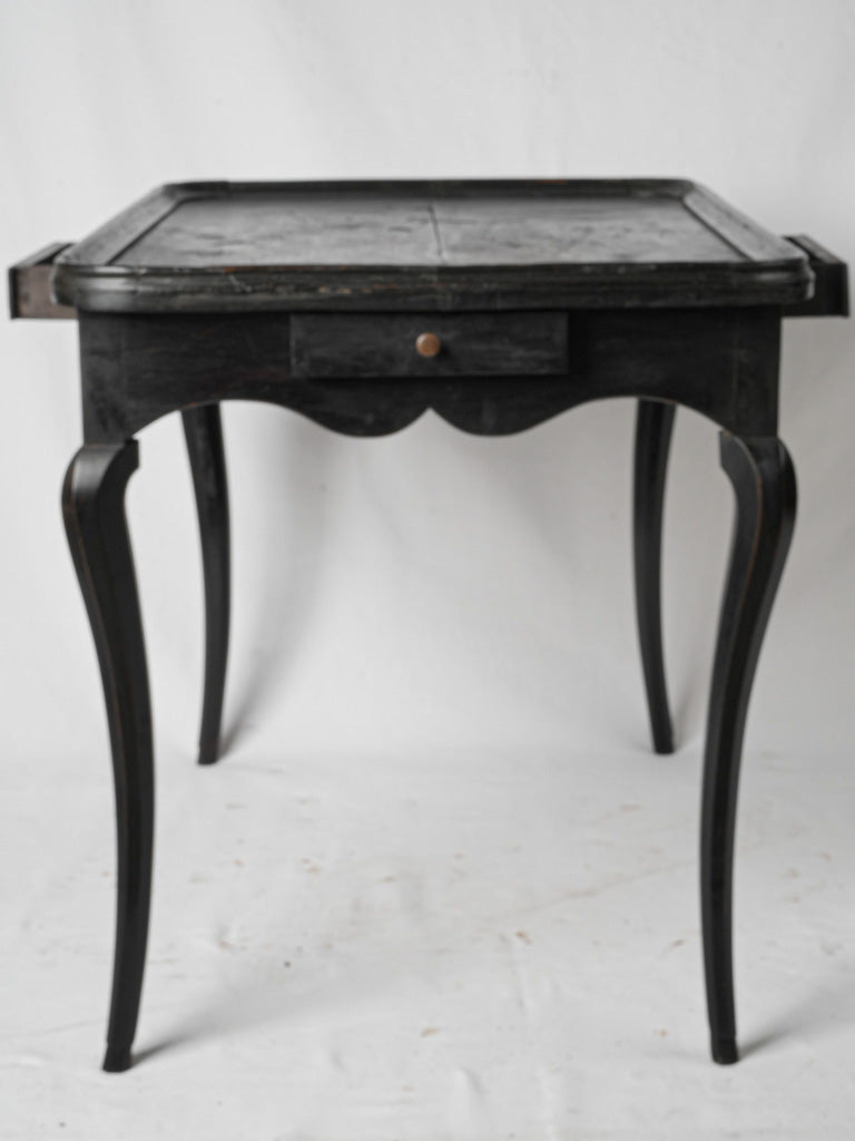 Antique chic French Directoire games table