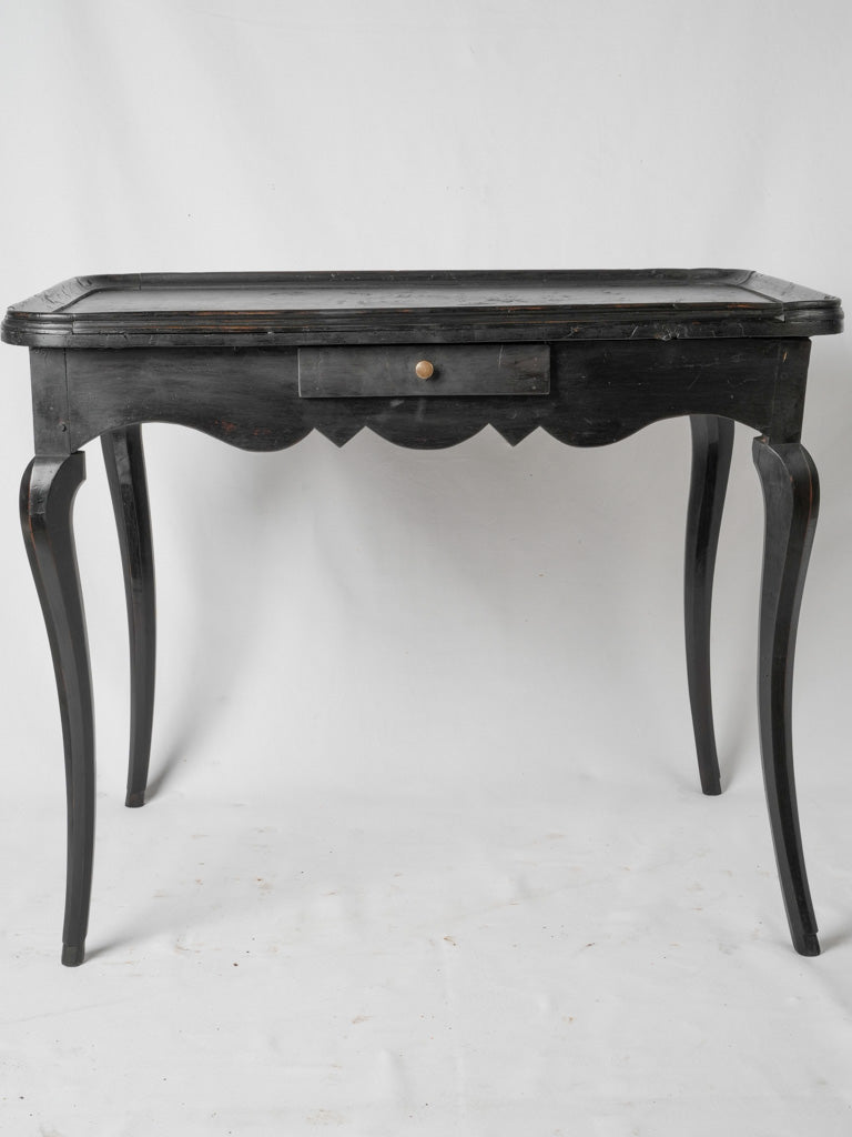 Refined antique French chateau games table