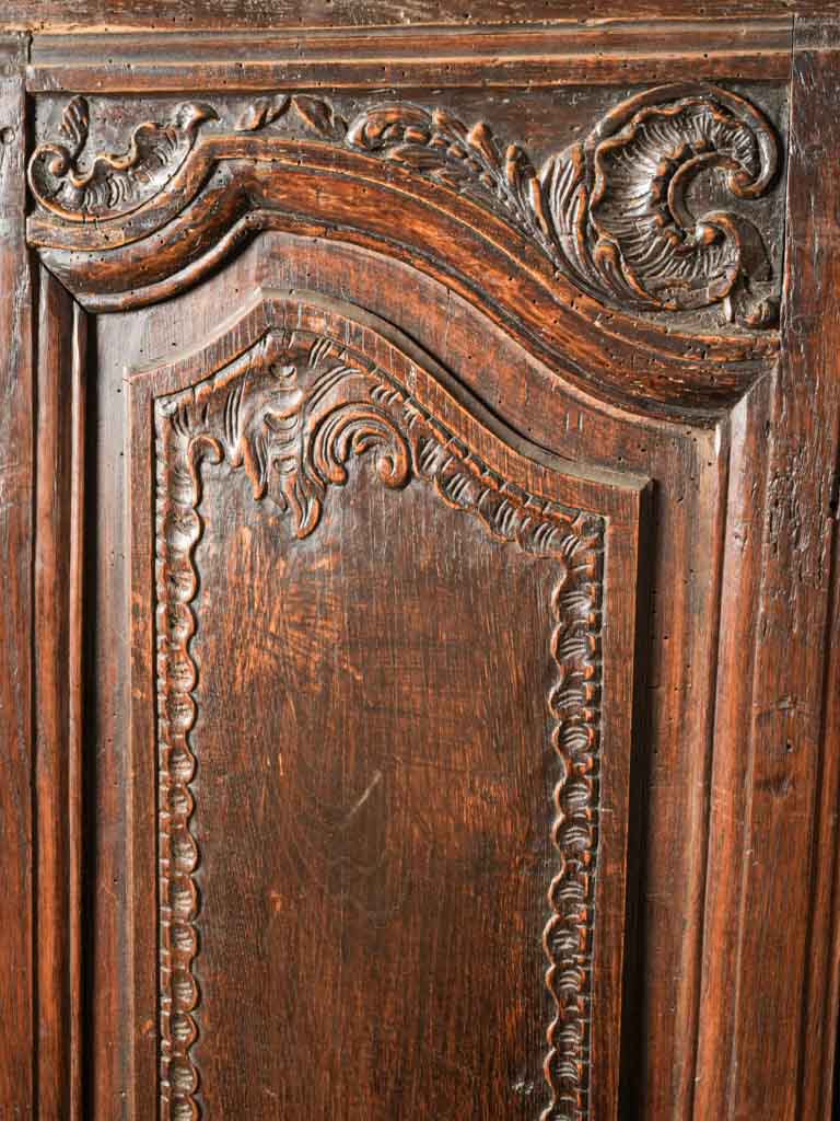 Elegant 18th-century paneled armoire  