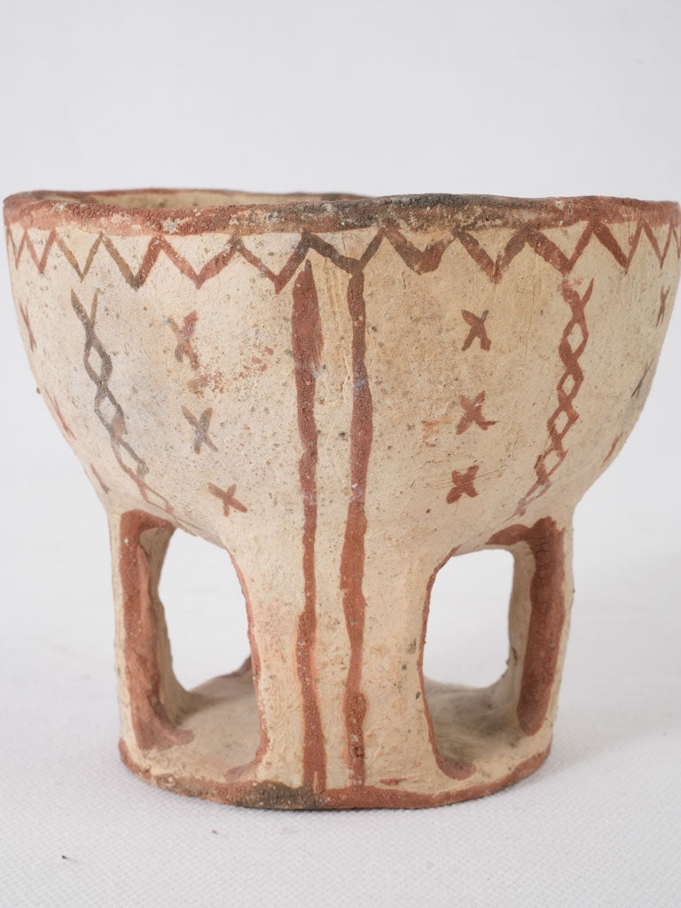 Authentic 19th-Century Folk Art Warming Pot