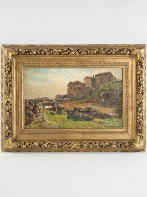 19th-century French pastoral landscape painting