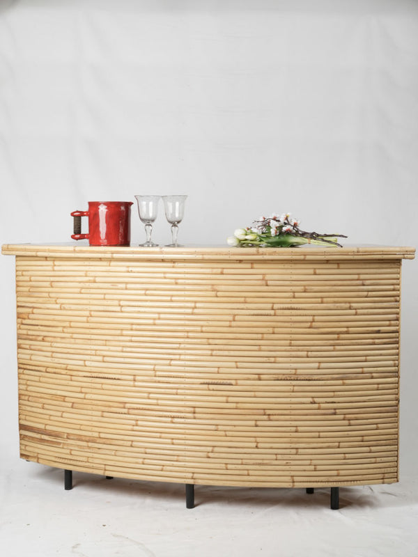 Vintage bamboo tropical style bar