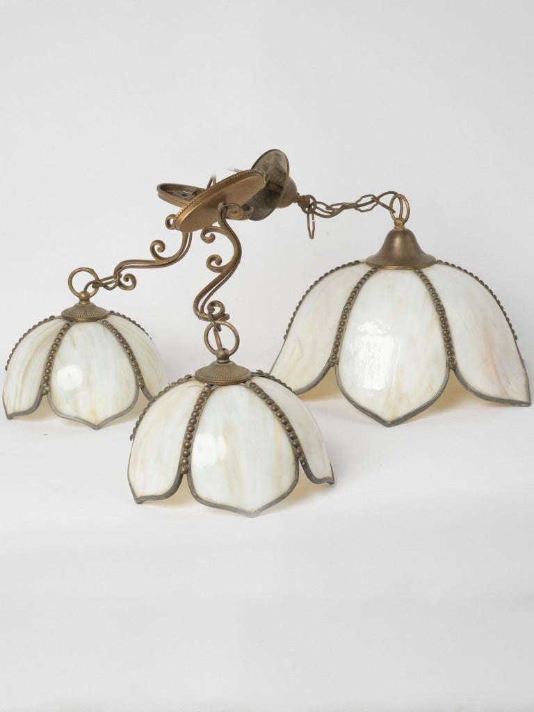 Vintage Italian Opaline Glass Sconces